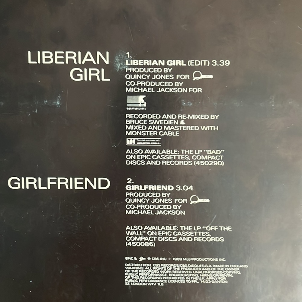 Michael Jackson Liberian Girl Star Mobile Pack Rare Collector item! - Picture 4 of 8